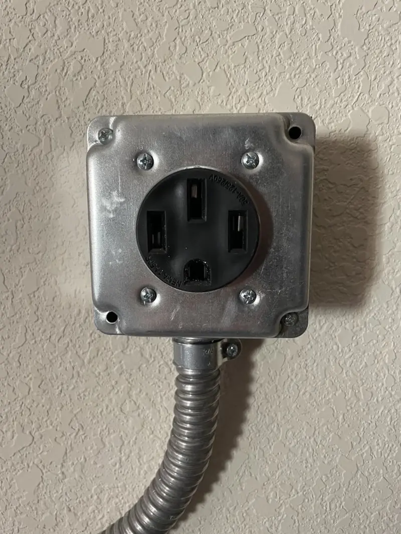 NEMA 14-50 outlet installed for Smart Home Electrical in Denham Springs