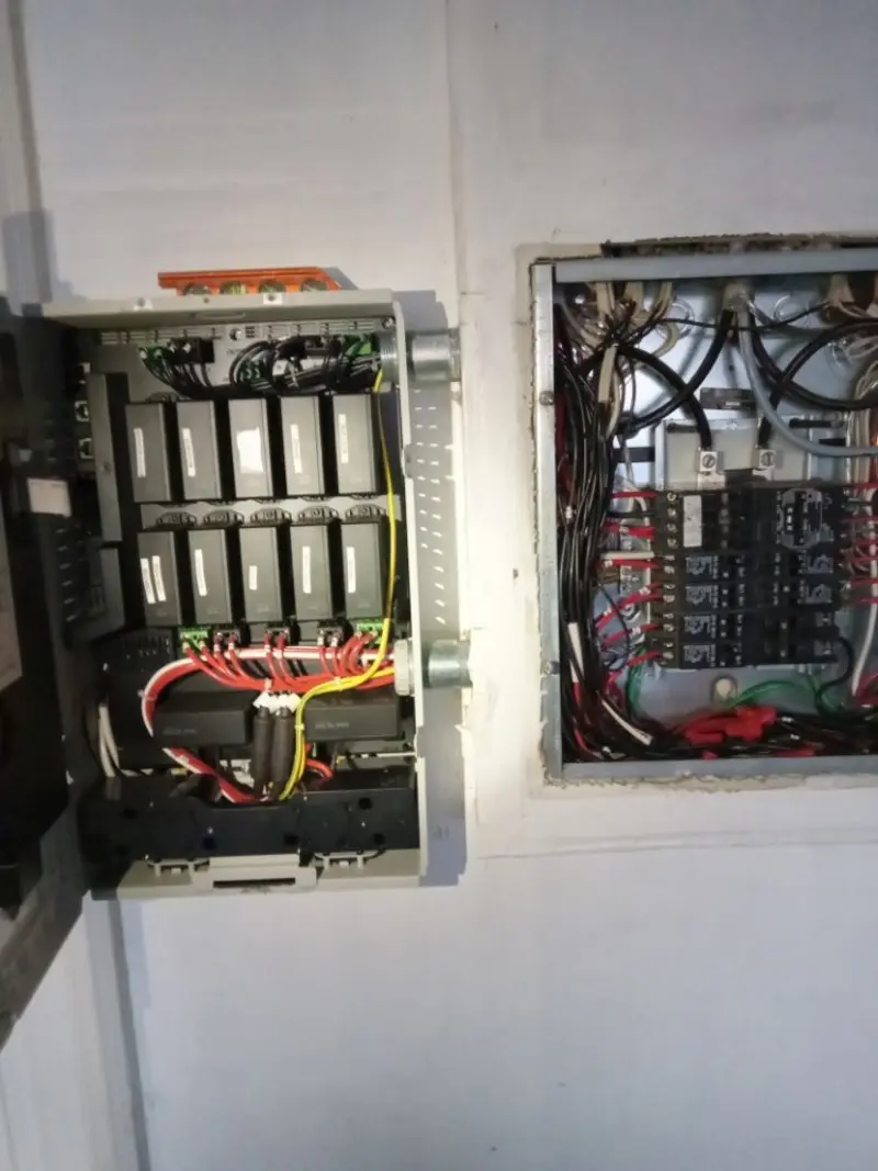 Electrical panel upgrade completed for Indoor Lighting Installation in Denham Springs